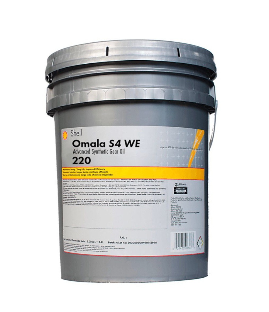 Shell omala s4 we 220  20 l